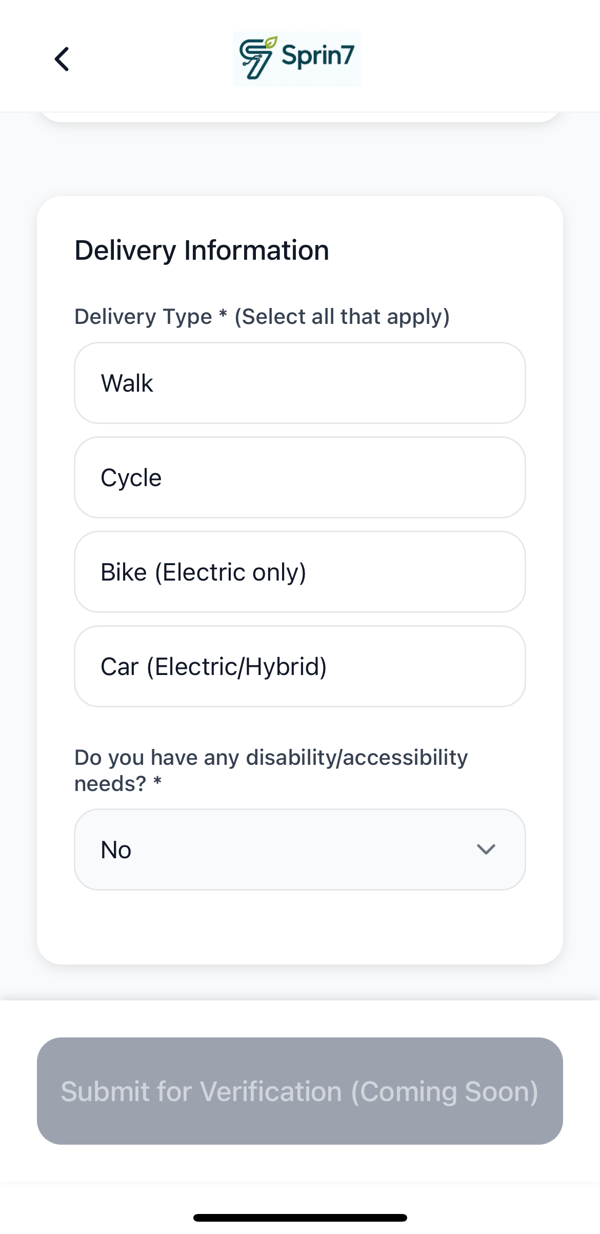 Sprin7er journey step 2